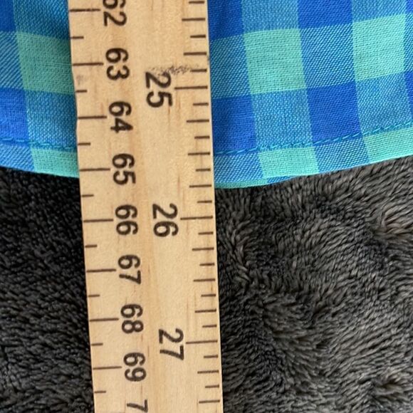 Vineyard vines Shirt Womens Size 2 pop over roll up sleeves gingham Cotton - Picture 9 of 9